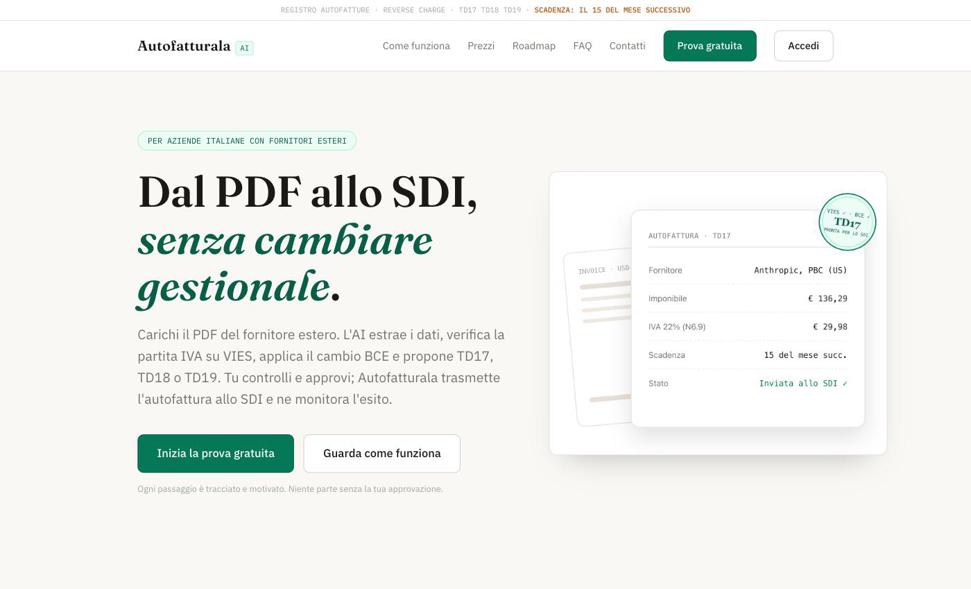 Building Autofatturala: Italian Self-Invoicing Is Crazy, Rails + RubyLLM Made It Simple