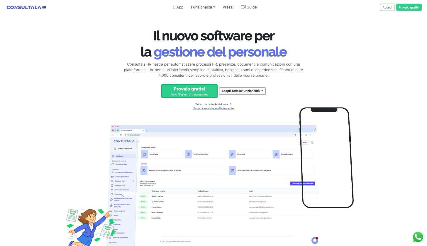 Consultala HR screenshot